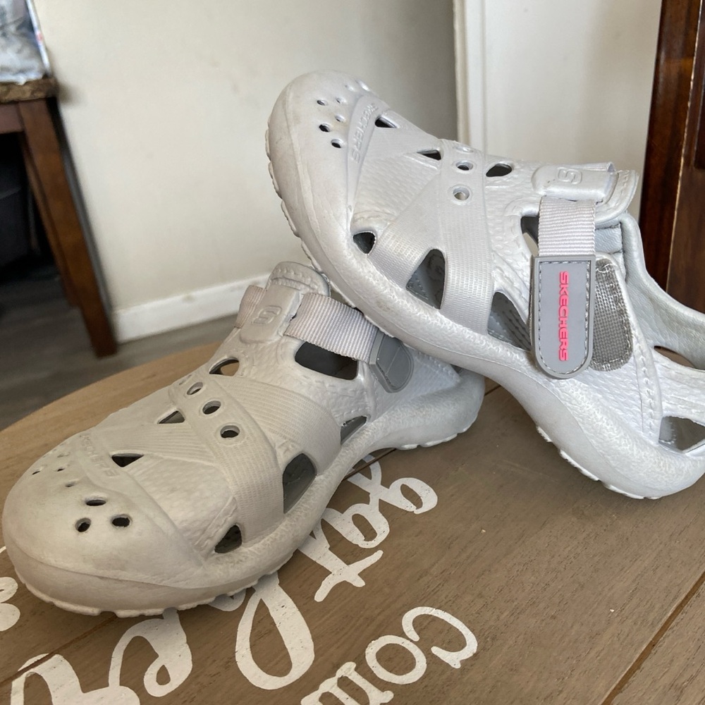 Skechers Kids White Sandals